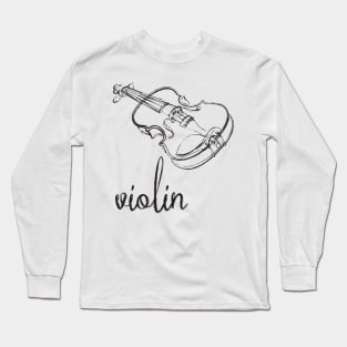 Violin Long Sleeve T-Shirt